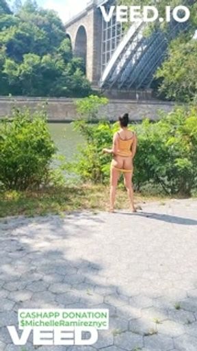 OUTDOORS ALMOST CAUGHT PUBLIC PARK SOLO FEMALE