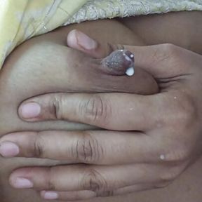 Indian bhabi boobs milking