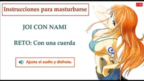 Nami Guides You Through Steamy Spank Bank Pleasure in Spanish – One Piece Fantasy