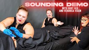 Sounding Demo with Ruby Red and Veronica Vixen 4k