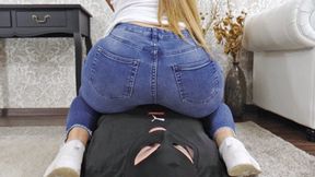 His face is my new chair! (ft Lady Nora) - small version