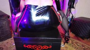 Domina Eva Latex Femdom Pussy&#x270C; Lick Slave Art Gonzo Fetish BDSM Milf Kink Rubber Mask