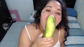 I got horny with the cucumber so I fucked my pussy and mouth instagram @jsexycouple17 FULL VIDEO ON THE NETWORK