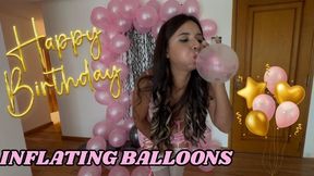 February 12th My birthday. I will inflate balloons for my decorations.