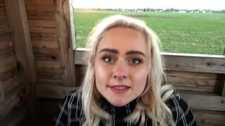 Tiny girl from Germany takes a stranger's dick inside