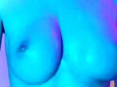Big boob brunette masturbates on webcam
