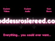 Goddess Rosie Reed Blue Bikini Fetish Goddess Worship Tease Ebony Goddess Oil Fetish