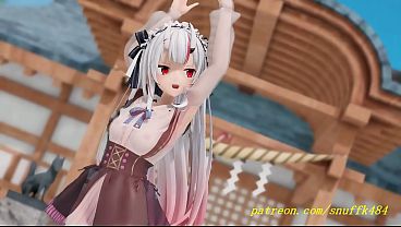 noVR mmd Ayame Dance 3d hololive Hentai