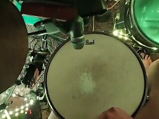 Playing Drums with My Dick - Snare Hit Cock Tip is My Stick