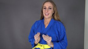 TYLEE EARNS HER ORANGE KARATE BELT (4K)