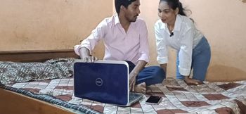 The Room Owner Came to Collect the Rent and When She Did Not Get the Rent She Started Having Sex