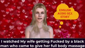I Watched My Wife Getting Fucked by a Black Man Who Came to Give Her Full Body Massage - English Audio Sex Story