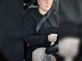 Wanking my thong on during the time that driving in public