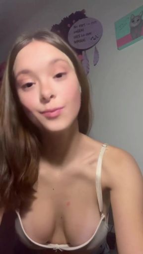 Amateur teen teases on OnlyFans