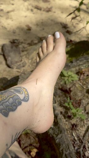 Clean Off My Dirty Sandy Feet with me