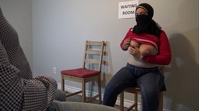 Muslim Arab Hijab Milf Swallows Cumshot In Public