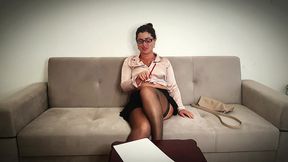 mouth full of sperm! milf teacher take exam 4k60fps