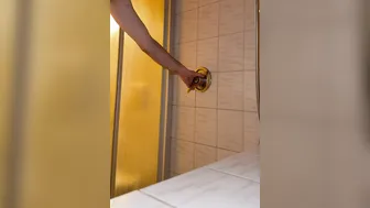 Muscular Young German Guy Showers and Fingers His Ass
