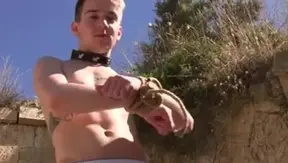 TXXXMStudios.com - Inked british twink boy wishes for bondage