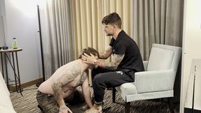 foot fag worships & gets fucked up
