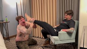foot fag worships & gets fucked up
