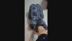 Queen Nana's POV: Kicking My white slave in the Balls