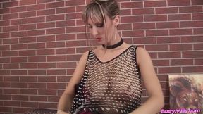 Milly Moris Sexy in Mesh