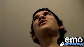 ”Handsome stud loves sucking his friends giant long sword”