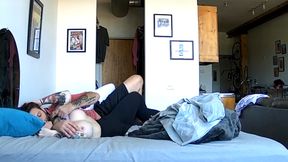 Fucked doggystyle with hitachi on pussy - 100