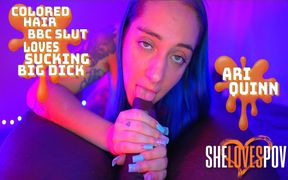 Semaj Media Tattooed Babe Ari Quinn Loved Slapping & Sucking My Dick Until I Cum!