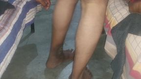 Big cock oil massage huck cock cum show