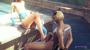 Elsa’s sluttier femboy surprise raw hentai creampie will she beg for bareback