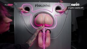 Stuck Gloryhole Slut Fucked Raw Creampie Fills Pussy She Screams Gushing