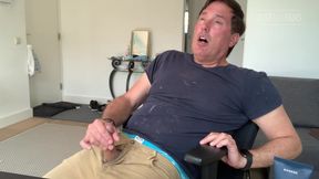 Super intense orgasm and cum, cumstains everywhere, I was edging all day long.