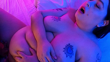 bbws with huge tits strap and cum