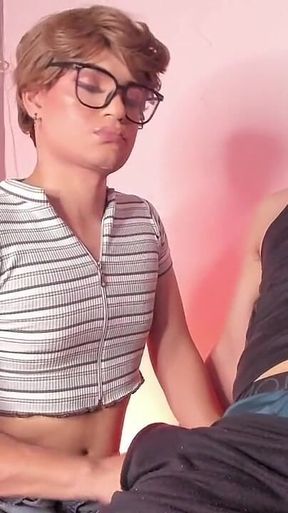 Sissy Femboy Ken Goes Crazy Over Tomas' White Cock