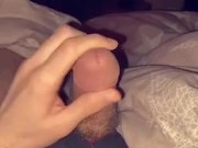 Horny twink showing his hard cock and teasing with precum | check out Onlyfans for more