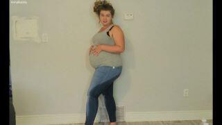Pregnant Desperation and Jeans Re-Wetting