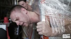 REALITY DUDES - The Guys Take Turns After A Ladder And Some Saran Wrap Change The Whole Night