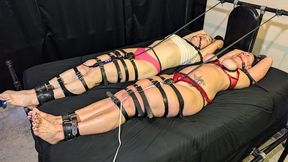 Side by Side Crotch Rope Bondage Orgasms for MILFs Kendra Folds and Carissa Dumond