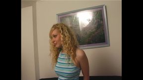 Redhead Girl with Gorgeous Body Gets Persuaded to Undress in Front of a Camera