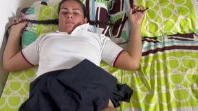 My Big Ass Step-daughter Seduces Me With Her School Uniform And Gets A Huge Cum In Her Mouth