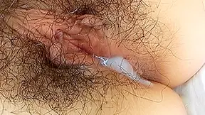 Naughty babe gets her hairy pussy asian girl fucked hard