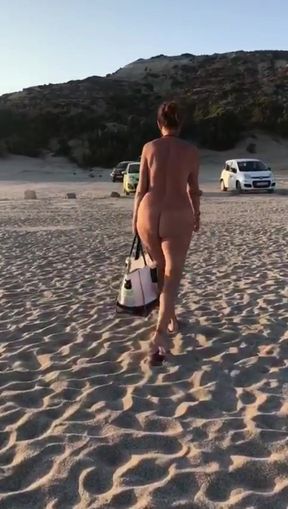 Nudist day ended - off to the car