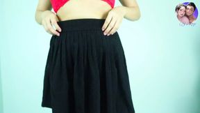 Horny&#x1F975; Thai Student Takes A Cumshot All Over Her Skirt - Explicit Action!