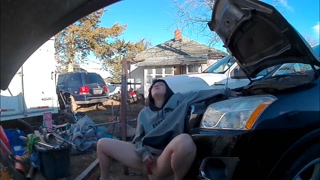 Just love making my pussy cum outside in the yard,looking forward to next year,a lot more to cum