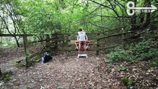 Breeding a Scally in the Forest at Homosexual Cruising Spot!