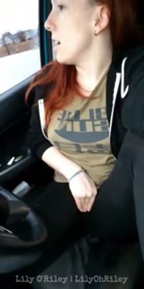 Post-Gym Car Cumming in Leggings