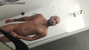 Trucker Jerking off Twink in the Shower