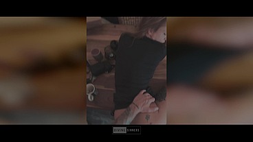 DIVINE SINNERS -- (POV) DUTCH MILF DANIQUE GETS FUCKED IN HER WET TIGHT PUSSY ON THE KITCHEN TABLE